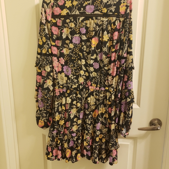 Spell Designs-Sayulita Frill Mini Dress Nightshade - Picture 5 of 7